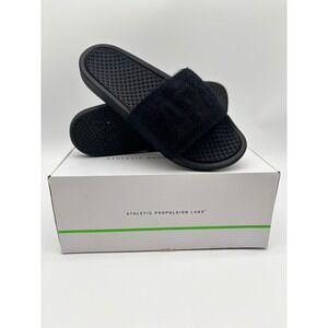 APL Athletic Propulsion Labs TechLoom Slide Black Fuzzy Mens 13 0819XC